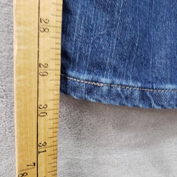 NWT Lee Riders Womens Bootcut Jeans 12 Medium Dark Indigo Blue Deep Dye 30x29 - Picture 14 of 14